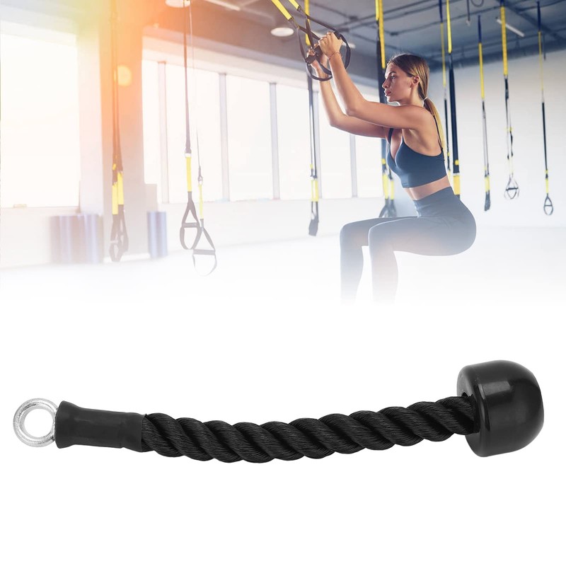 VBESTLIFE Tricep Rope Cable, Exercise Machine Attachments Pulley System Gym