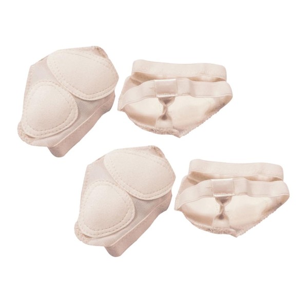 Outanaya 4pcs Breathable Forefoot Pads for Ballet Shoes Comfortable Non-