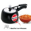 Hawkins 3 Litre Contura Black Pressure Cooker, Hard Anodised Inner