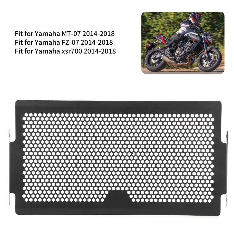 Motorcycle Radiator Grille Water Tank Protective Cover Fit for MT‑07