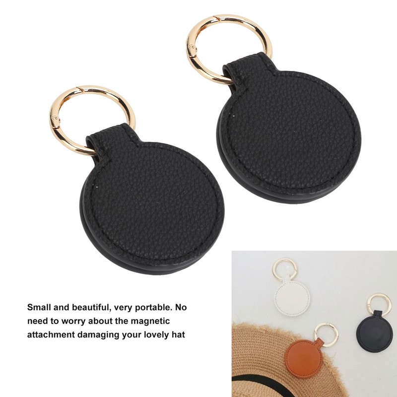 2Pcs Handbag Hat Clip Round Portable Stable Versatile Reliable Stylish