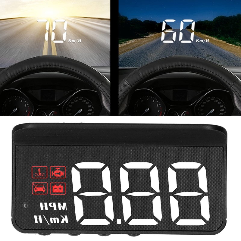 OBD2 HUD Head-Up Display Multifunction Display with Alarm Fatigue Driving