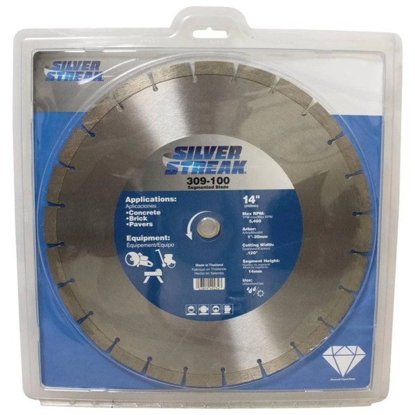 Rareelectrical 0.120in Cutting Width 14in Diameter Segmented Blade Type 5