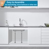 2 Pcs Undermount Sink Brackets Adjustable, Stainless Steel Sink Support,