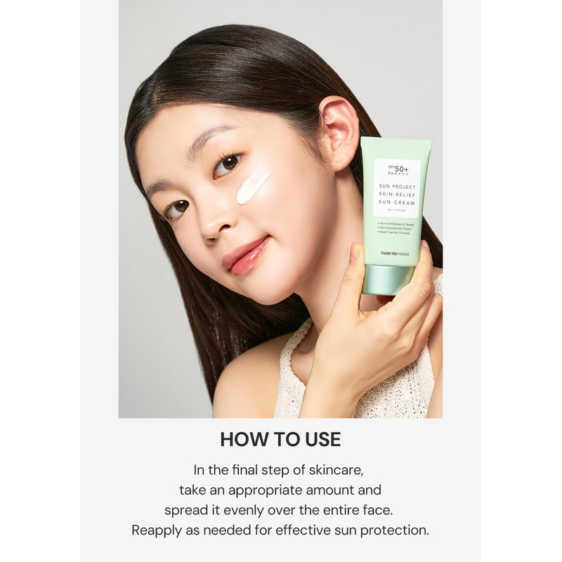 Sun Project Skin Relief Sun Cream SPF50+ PA++++ (50 ml)