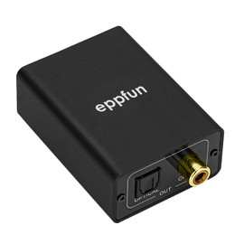 eppfun Bluetooth 5.4 Audio Receiver, Supports LE Audio/LDAC/LHDC/APTX-Lossless Adaptive, 192K/24-bit Bluetooth Receiver, Optical Digital/Coaxial, Compatible with Wired Speakers, Car/Stereo Systems,