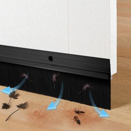 3 Pack Retsun Door Brush Sweep, 1.5 in x 39.37 in, 9.8ft Total