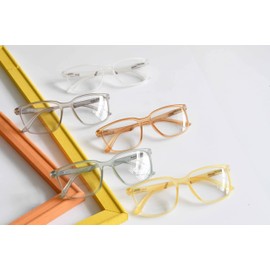 Eyekepper marco grande 5-Pack mens mujeres gafas de lectura con bisagra de resorte especial (Uno para cada color, 2.50)