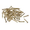 uxcell Small Tiny Brass Nails 1.2x10mm for DIY Decorative Pictures