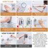 LEVERLOC Shower Caddy Suction Cup, Organizer with Hooks & Soap