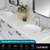 gotonovo 8 inch Widespread 3 Hole Bathroom Sink Faucet,2 Cross