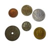 WW2 World Currency - 6 Coins Used During The World