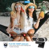 Webcam 1080P with Microphone and Webcam Cover Plug and Play