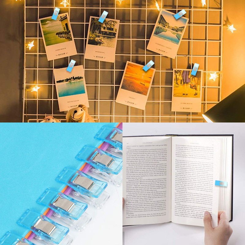 200 PCS Sewing Clips, Multipurpose Quilting Clips Plastic Fabric Clips