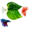 GNOLKEE Betta Leaf Hammock Silicone Peace Plant Accessories, Beta Fish