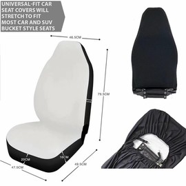 GIFTPUZZ American Flag Complete 11-Piece Car Accessories Set for Women – Universal Fit Seat Covers, Stylish Car Keychain, Comfort Seat Belt Pads, 15-Inch Steering Wheel Cover & Coaster Cup