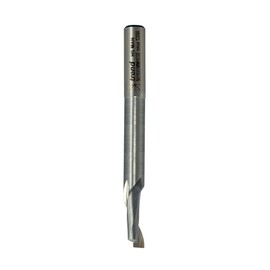Trend Professional Single Flute Helical Plunge Router Cutter Bit with Narrow Extended Neck, 8mm Shank, 8mm Cut Diameter & 14mm Cut Length, High Speed Steel, 50/18X8MMHSSE