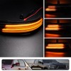 2Pcs Amber Sequential Blink Dynamic LED Side Mirror Marker Lights