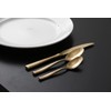 Fortessa Lucca Faceted 18/10 Stainless Steel Flatware, 5 Piece Place