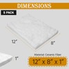 5 Pcs Ceramic Wool Wick Sponge to Extend Burn Time