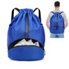 Figarge Gym Bag Black Large Capacity Drawstring Sports Bag Beach