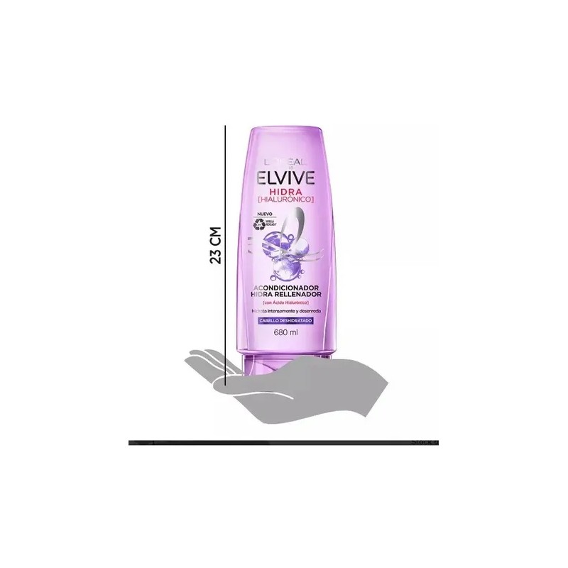 Acondicionador Hidra Hialuronico 680 Ml Elvive Cabello Deshidratado
