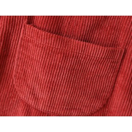 Infant Baby Girl Boy Corduroy Bib Overalls Toddler Unisex Pant Overall Bottom Clothes Red 9-12 Months