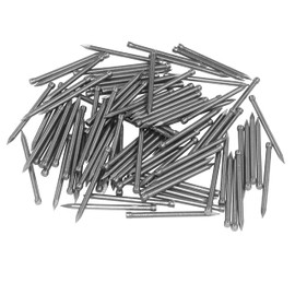 OMOTOOL Hardware Carbon Steel Nails Assortment Set (100 Pieces), Galvanized Nails for Hanging Pictures and Woodworking, Concrete Steel Nails for Skirting Boards and Woodworking (35mm)