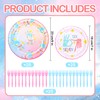 76Pcs 6 7 Birthday Decoration Plates,67 Plates and Forks Set