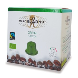 Miscela d'Oro Espresso Nespresso Compatible Capsules - Full Case - All blends (Green)