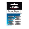 Jenzi Fishing Lead Olive Lead 10 g Pack of 6