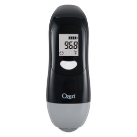Ozeri Forehead Thermometer, ISO 80601-2-56 Medical-Grade with Silent Fever Alarm and Battery-Free Kinetic Activation