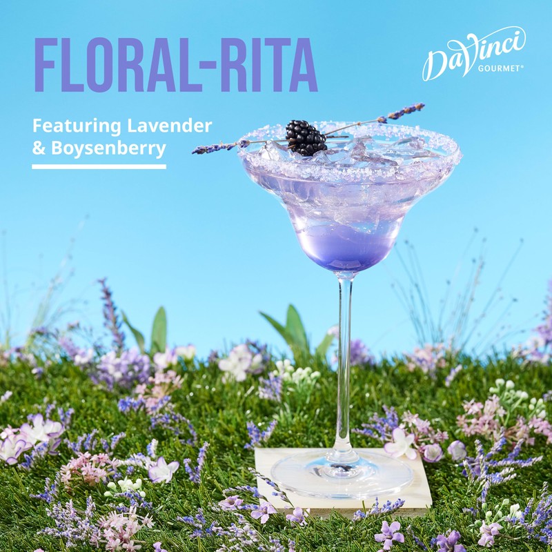 DaVinci Gourmet Lavender Syrup, Natural, 25.4 Fluid Ounces (Pack of