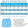 Biwisy Mens Swim Trunks Quick Dry Beach Shorts Casual Swimming