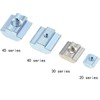 100Pcs 2020 Series T Slot Sliding Nuts Hammer Nut Block