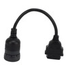 Truck Diagnose Interface Adapter 16 Pin OBD2 9 Pin Adapter