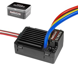 Radiolink CL9030 90A (2-4S) Brushed ESC Waterproof Built-in 5A BEC 5.5V/7.5V Selectable Electronic Speed Controller for RC Crawler Tank Boat (XT60 Plug)