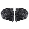 2PCS Lion Head Metal car Emblem 3D Animal Decoration Metal