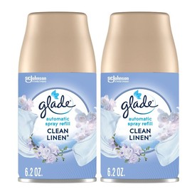Glade Automatic Spray Refill, Clean Linen, 6.2 Oz(Pack of 3)