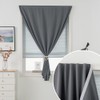 Sovtfides Magic Tape Stick On Curtains Window Shades Pull Down