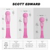 Scott Edward Golf Headcovers 5Pcs for Driver*1 Fairway*2 Hybrid*2,Knitted Elastic