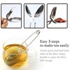Zaloife Brewing Spoon, Tea Strainer Spoon, Stainless Steel, Tea Infuser