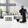 HZDHCLH Funkwecker Digitaler Wecker LCD Display Schlummerfunktion Nachttisch Tischuhr mit