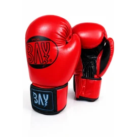 BAY® Future Boxing Gloves Red/Black, 10 Oz, Boxing Gloves, Boxing Gloves Glover, Leather - PU, UZ OZ, Women, Men, Children, Kids