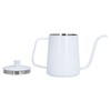 Coffee Kettle Stainless Steel Mini Portable White Thin Mouth Pour