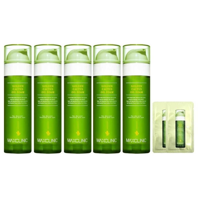 Max Clinic Oil Foam Cleansing Golden Cactus 5 large 110g