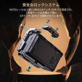 SmallRig Sony FX3/FX30 Hawk Lock Quick Release Camera Half Cage 4772