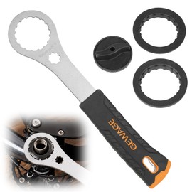 TayBong Bottom Bracket Tool with Adapters for Shimano Hollowtech II/BB9000/BBR60, 4 mm Steel Durable Bicycle Bottom Bracket Key, Practical Bottom Bracket Tool, Crank Cap Tool