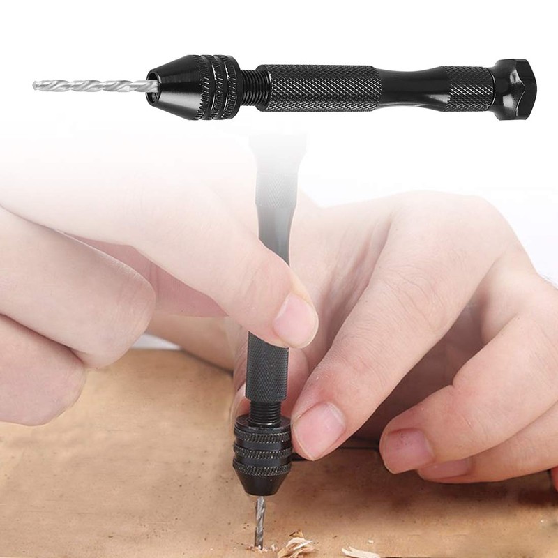 SeonFook Hand Drill, Micro Drill, Drill Bit Set, Stainless Steel,