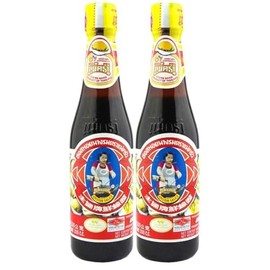 Thai Oyster Sauce Maekrua Brand - 11 oz bottle x 2